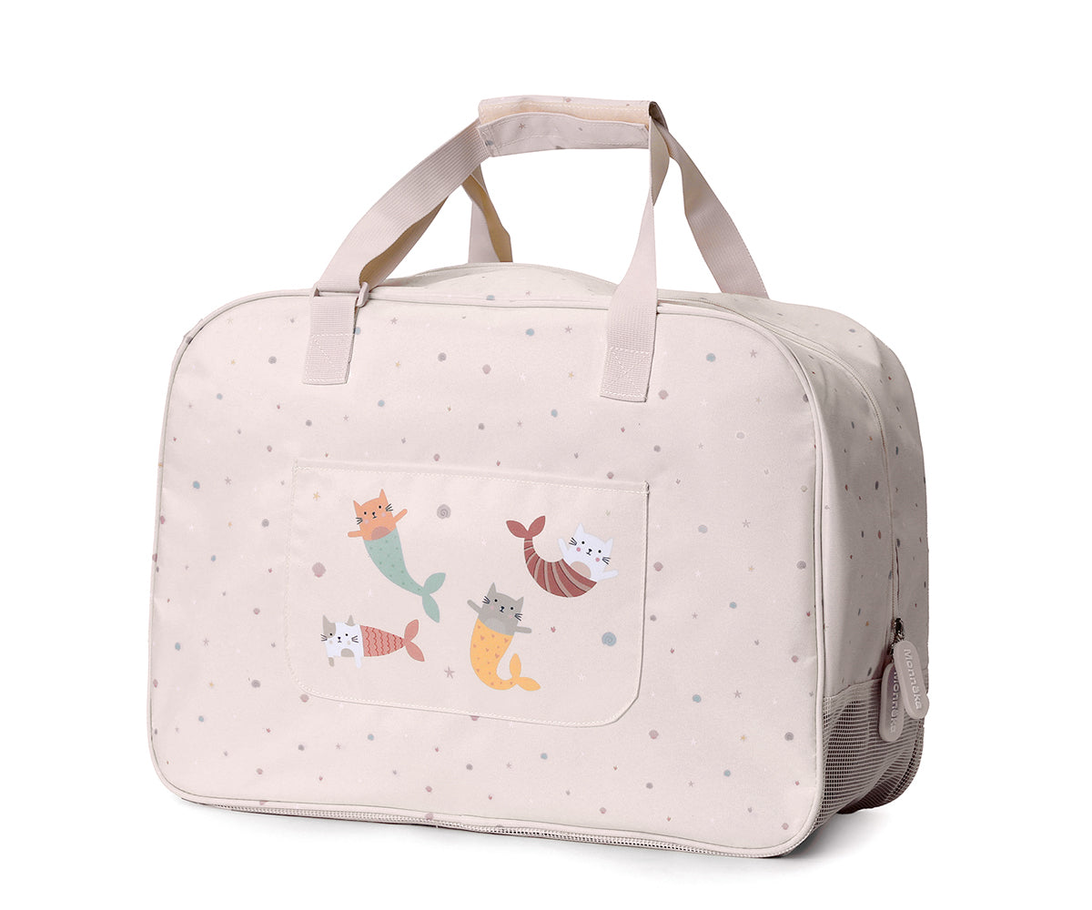 Pasta de Praia com Malha - Mermaid Cats