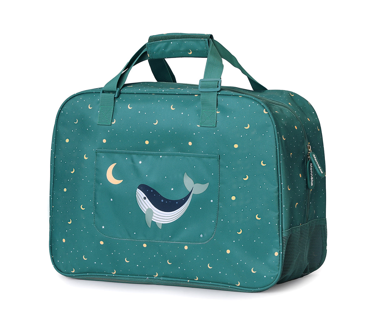Pasta de Praia com Malha - Whale Teal