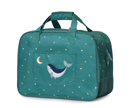 Pasta de Praia com Malha - Whale Teal