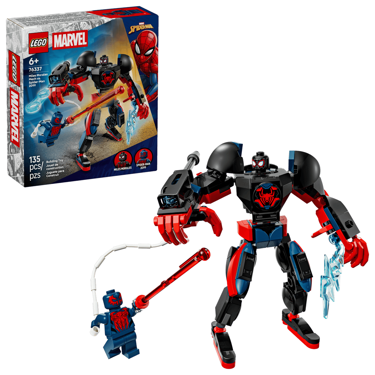 Robô do Miles Morales contra Spider-Man 2099