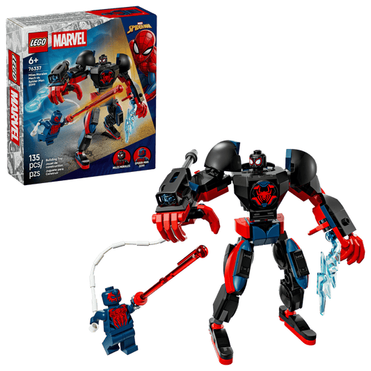 Robô do Miles Morales contra Spider-Man 2099