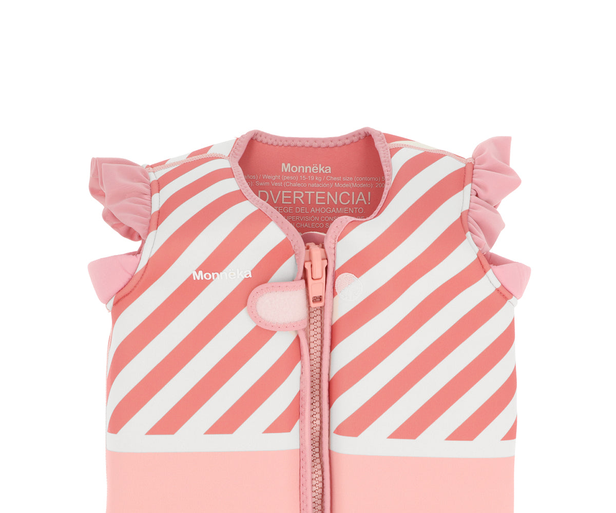 Colete Flutuador - Pink Stripes