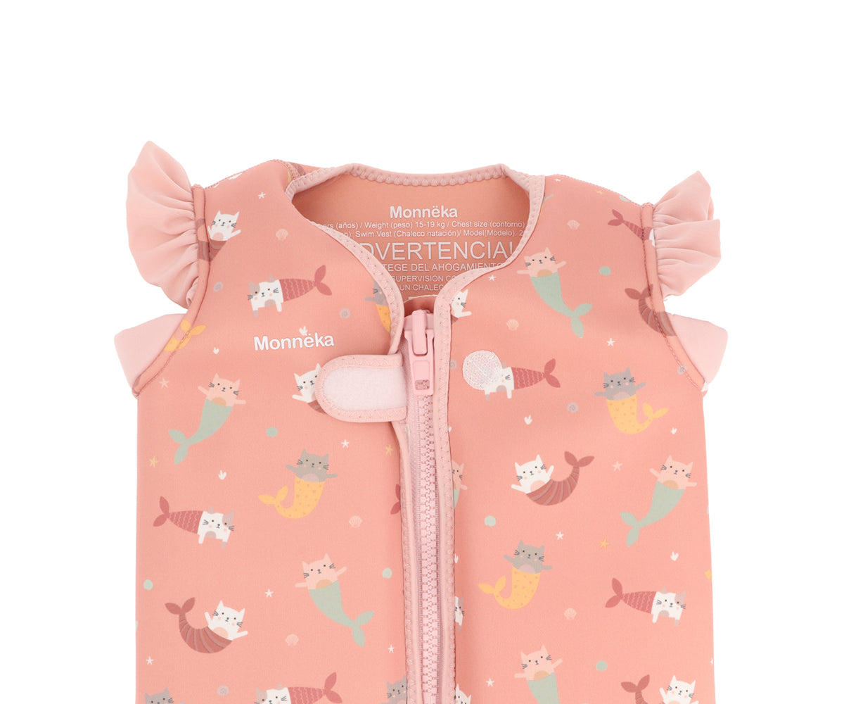 Colete Flutuador - Mermaid Cats