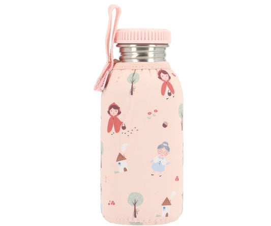 Garrafa de Aço com Forro Personalisável 500 ml -  Little Red