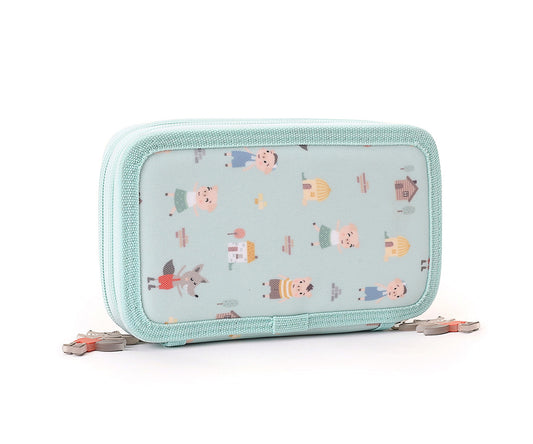 Estojo Plumier Duplo - The Three Little Pigs