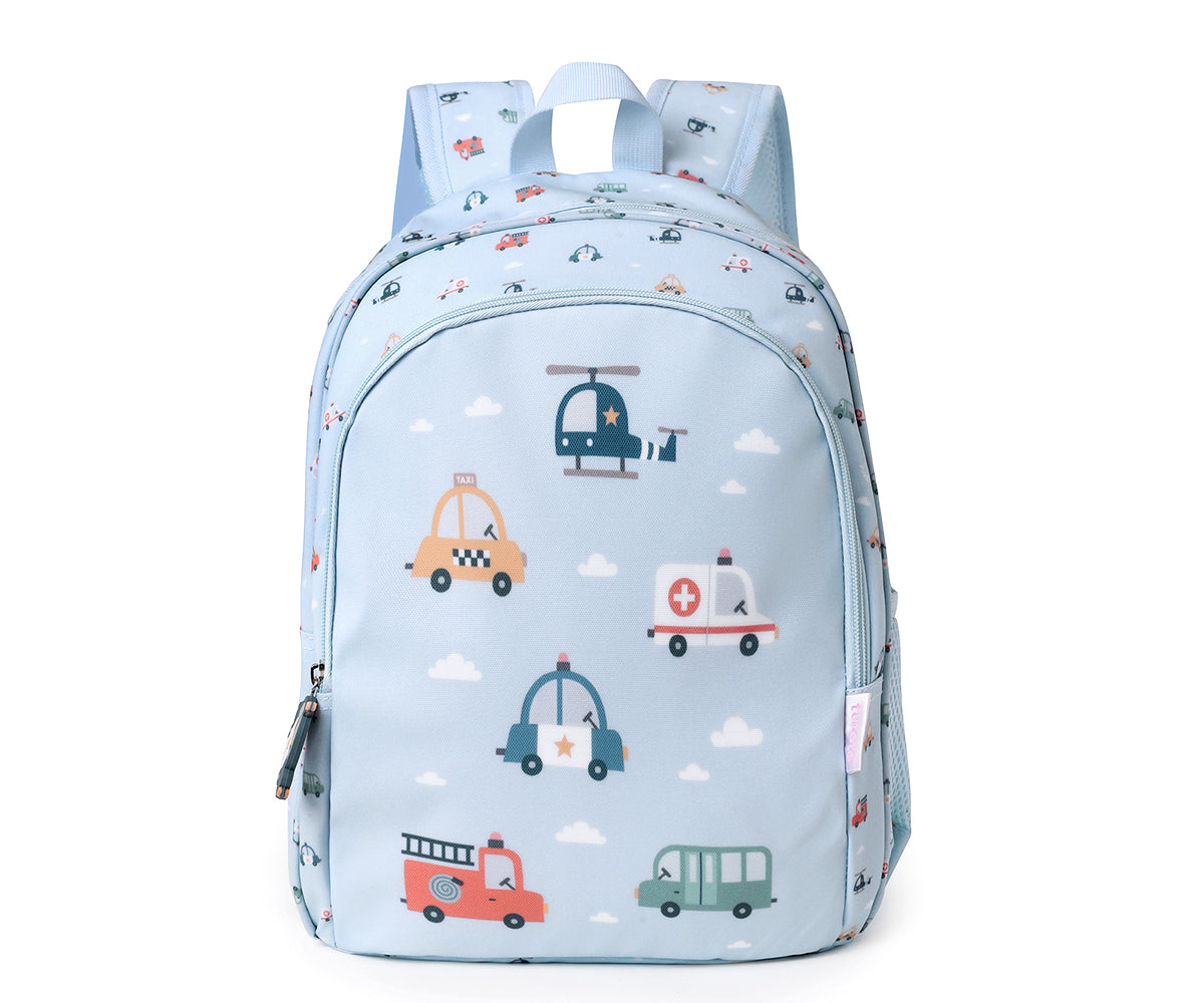 Mochila Escolar Média com Porta-Chaves - City Cars