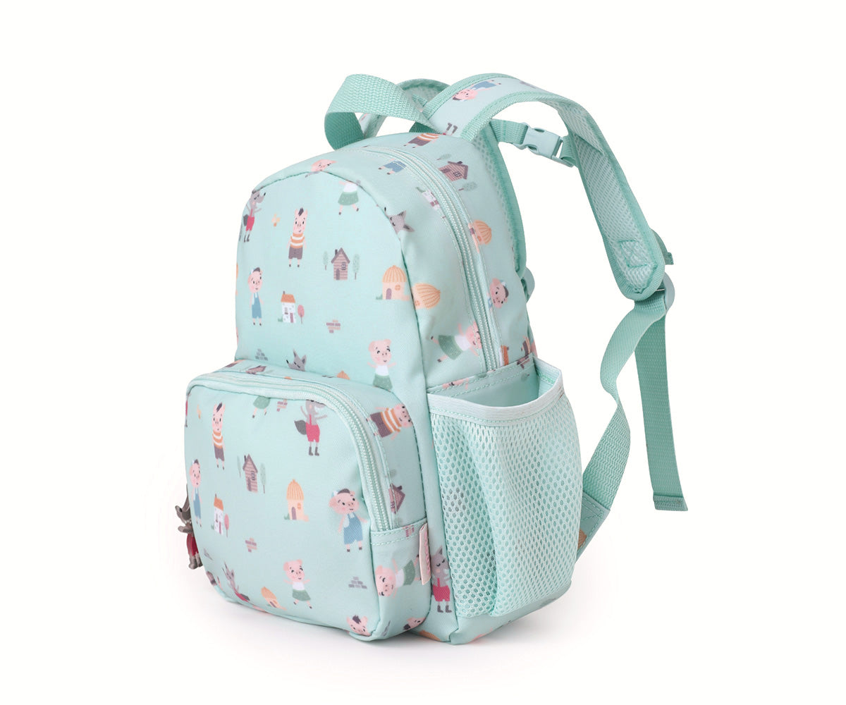 Mochila Infantil Personalizável - The Three Little Pigs