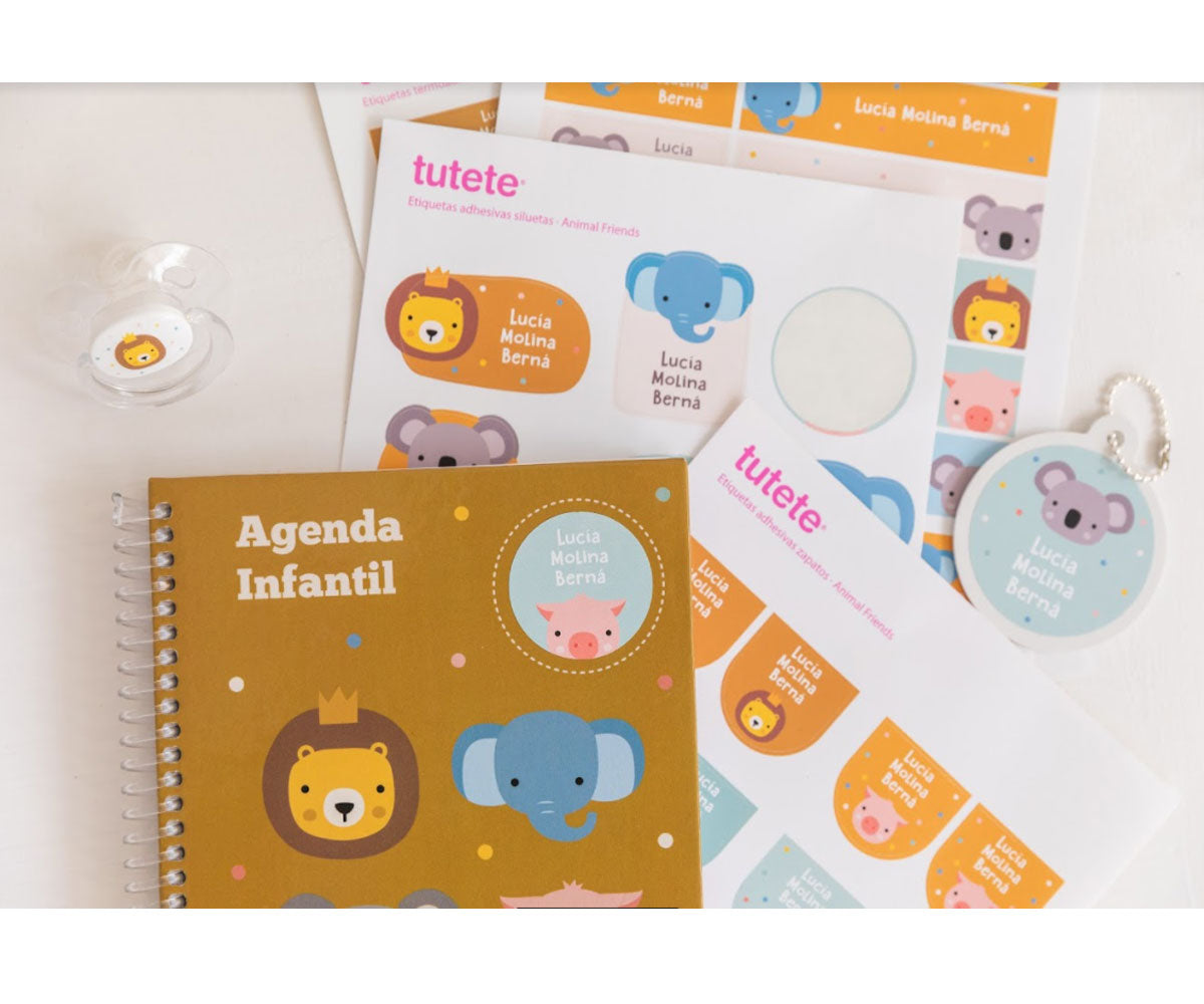 Adesivos para Objectos - Animal Friends