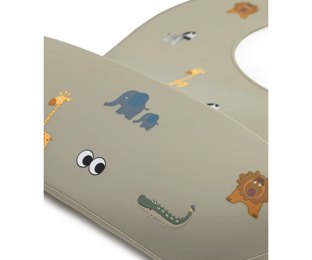Babete de Silicone - Safari