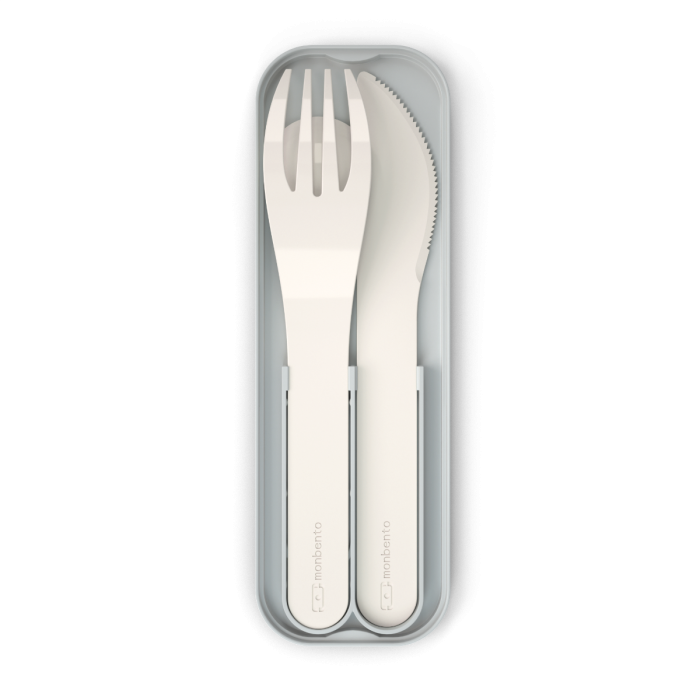 Talheres de Plástico Biodegradável - Branco