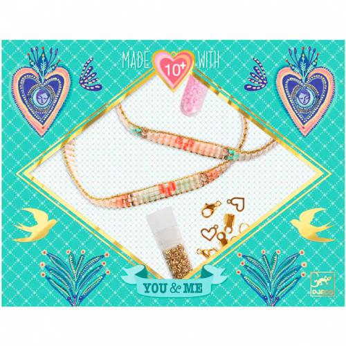 Constrói Pulseiras - Miyuki e Corações