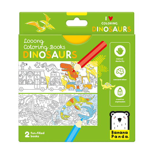 Livro de Pintar Looong - Dinossauros