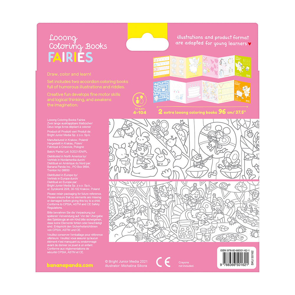 Livro de Pintar Looong - Fadas