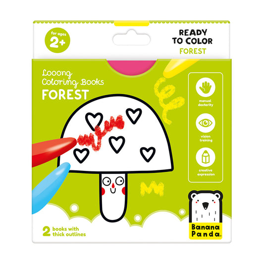 Livro de Pintar Looong - O Bosque