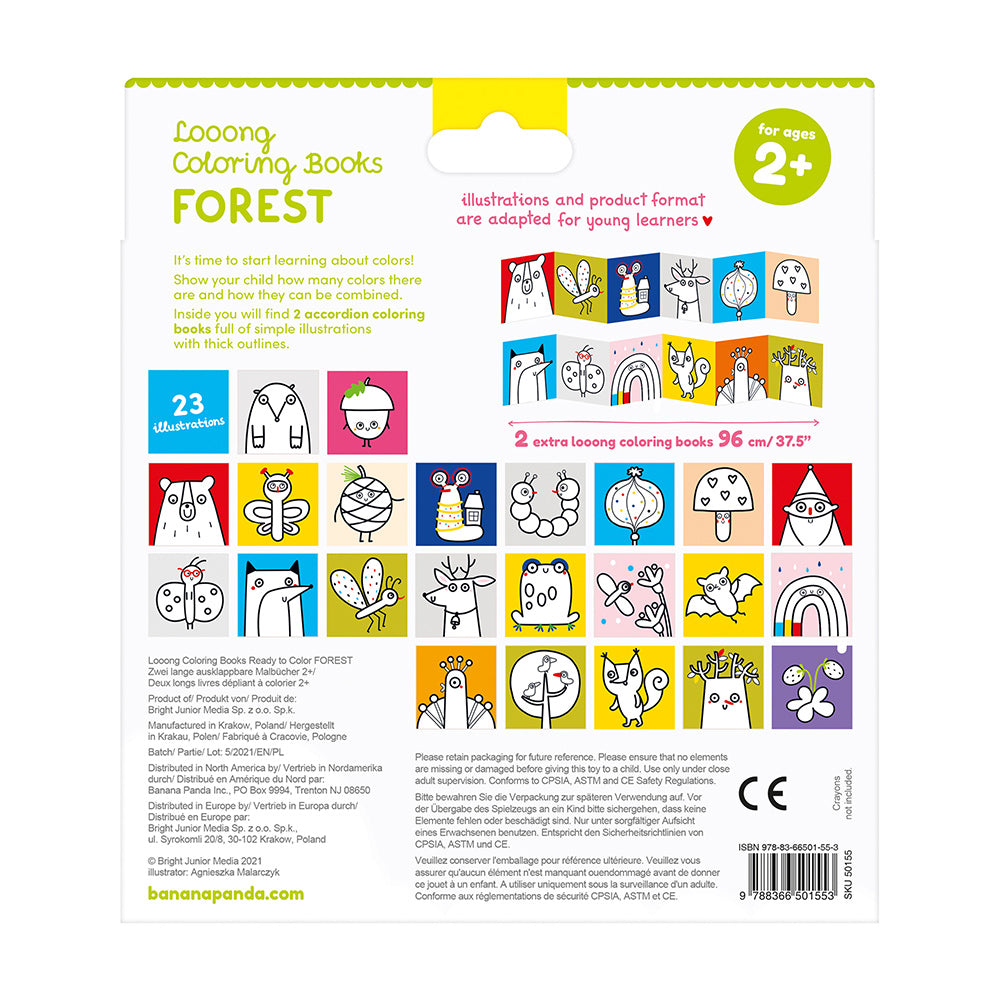 Livro de Pintar Looong - O Bosque