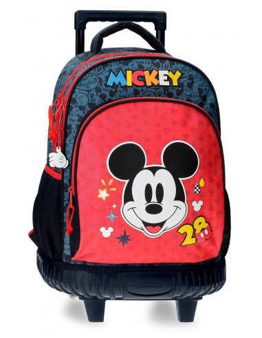 Mochila Compacta de 2 Rodas - Mickey Get Moving