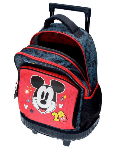 Mochila Compacta de 2 Rodas - Mickey Get Moving