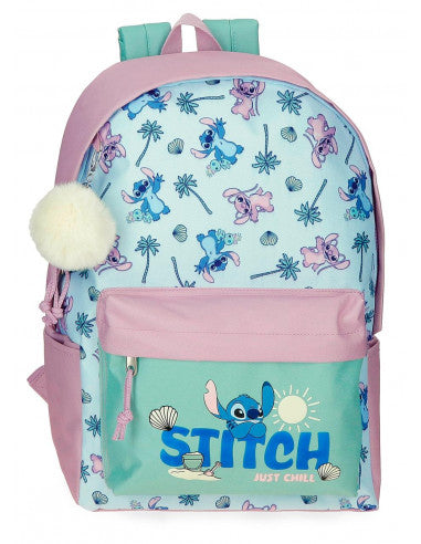 Mochila 44cm - Stitch Just Chill