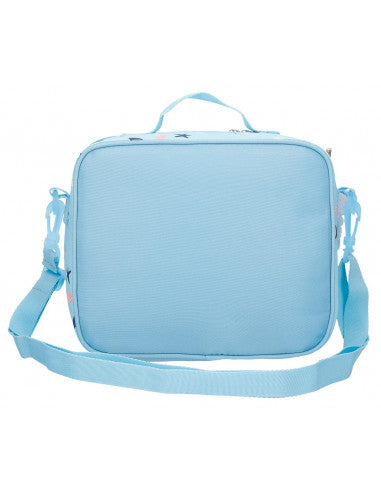 Lancheira com Alça Adaptável -Magic Summer Azul Claro