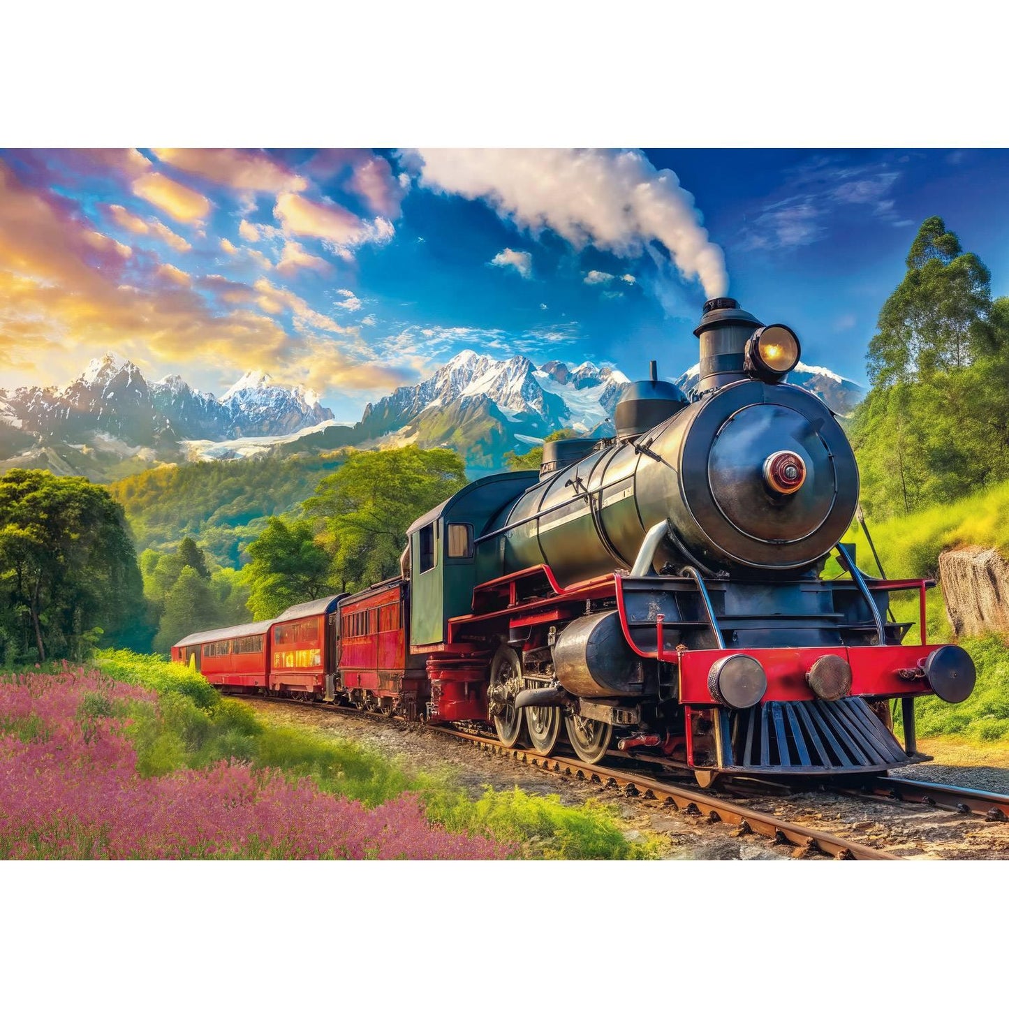Puzzle 1000 Tea Time: Viagem de Comboio