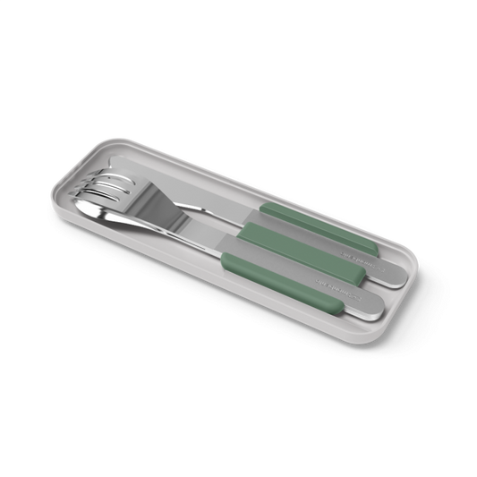 Caixa de Talheres Monbento - Verde Natural