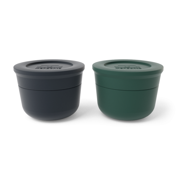 Recipientes para Molhos - Preto e Verde