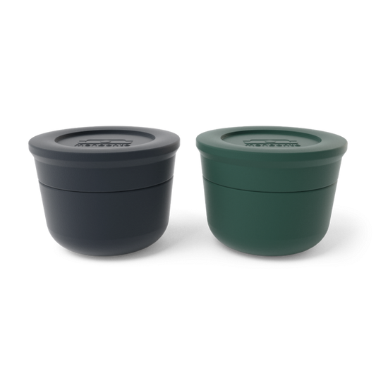 Recipientes para Molhos - Preto e Verde